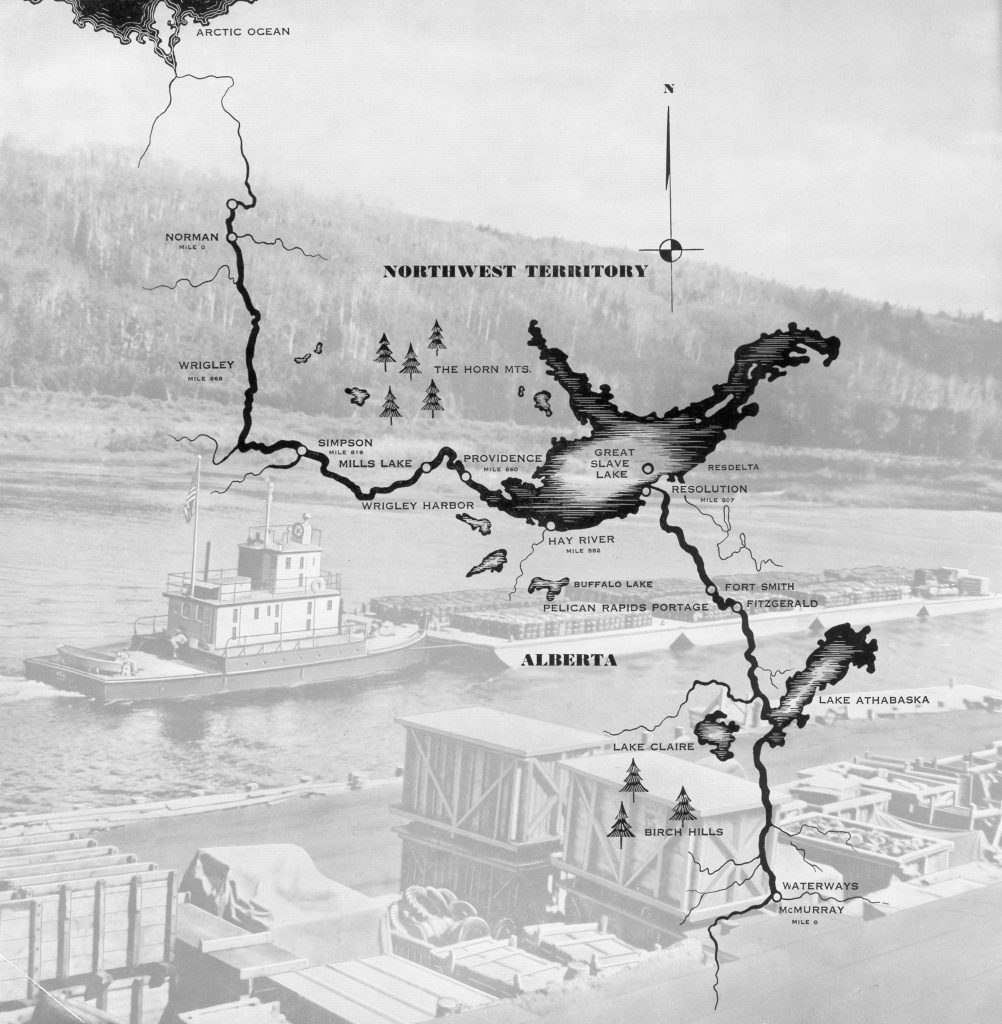 1941 - Kiewit enters the Canadian market with the Norman Wells Oil Refinery and Pipeline.