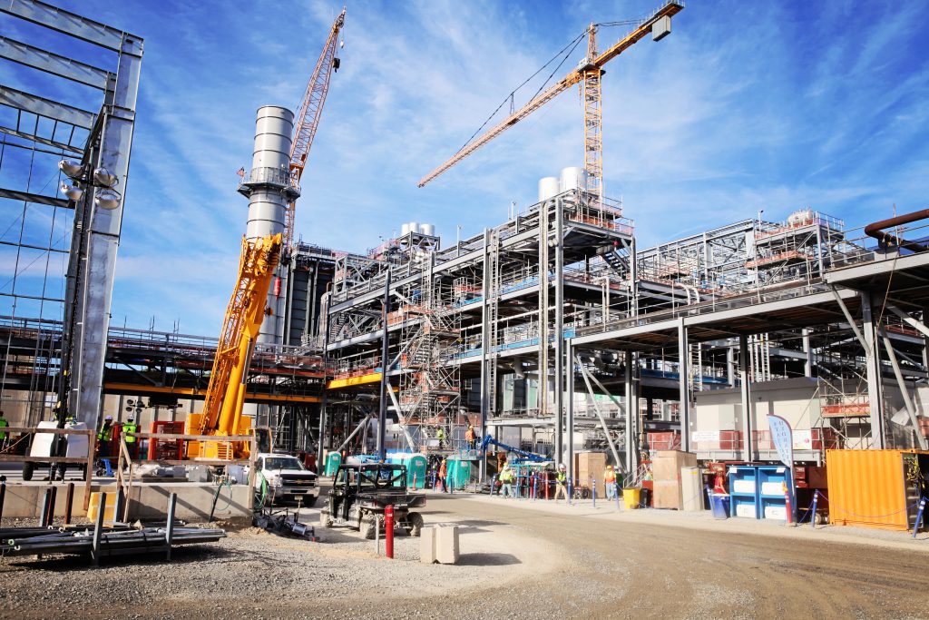 The power block will use two steam turbine generators to generate electricity for the facility. 