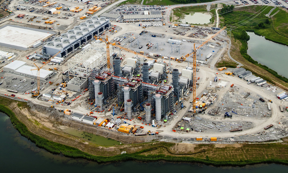 The Paradise Combined Cycle Plant is being built adjacent to the TVA Paradise Fossil Plant.