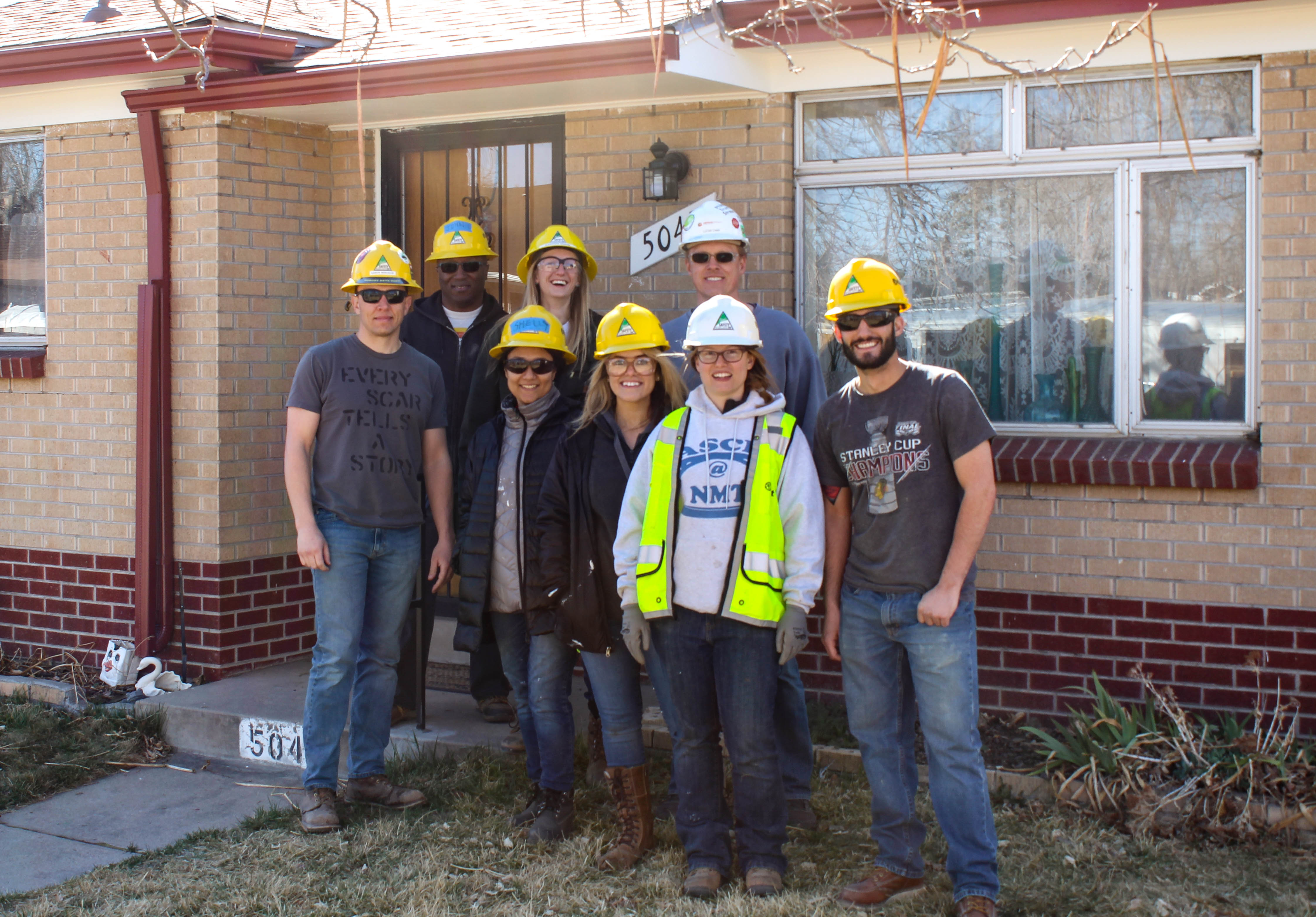 Helping Habitat for Humanity with home repairs in Colorado - Kiewit ...