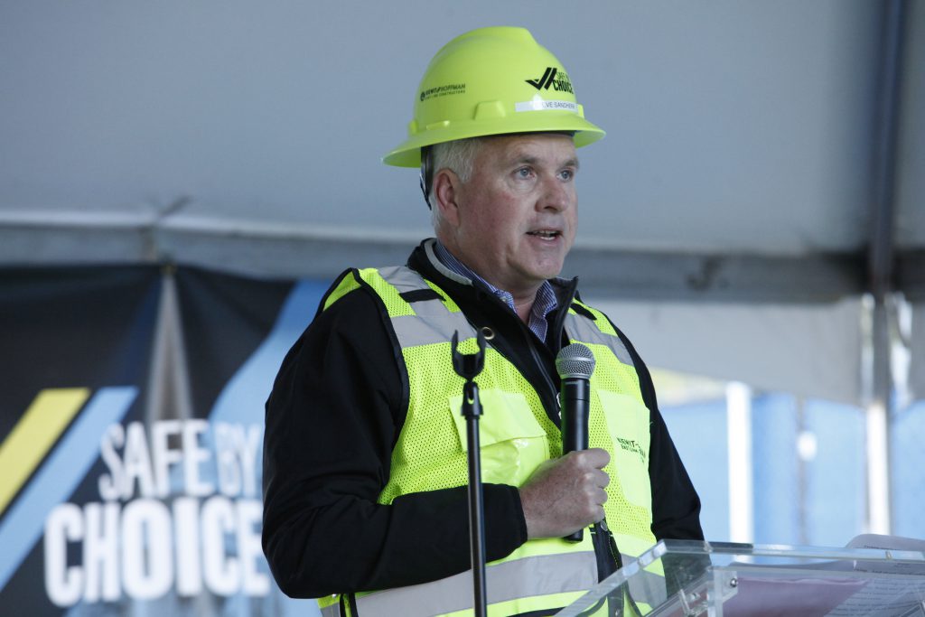 Associated General Contractors (AGC) CEO Steve Sandherr speaks about the construction industry's commitment to safety.