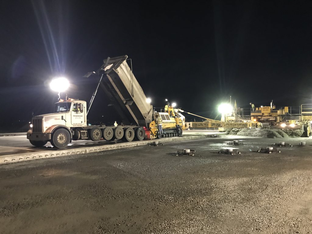  Crews recently built a helicopter dock pad, landing platform and a concrete emergency landing pad at the Marine Corps base in Kaneohe, Hawaii.