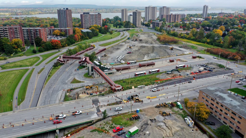 Ottawa LRT Stage 2, Ontario - The use of public transportation  plays a critical role in reducing carbon emissions. In Ottawa,  77 percent of residents will be  within 5 kilometers of rail once the Stage 2 project is complete.