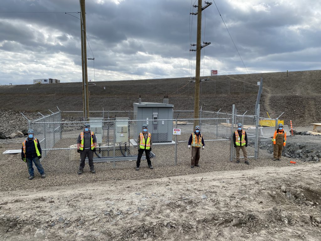 On-site work was paused in April 2020 as a result of COVID-19, but work restarted in June 2020 with industry-leading safe-work procedures, including site access restrictions, additional hygiene protocols, social distancing measures, daily screening and more. 