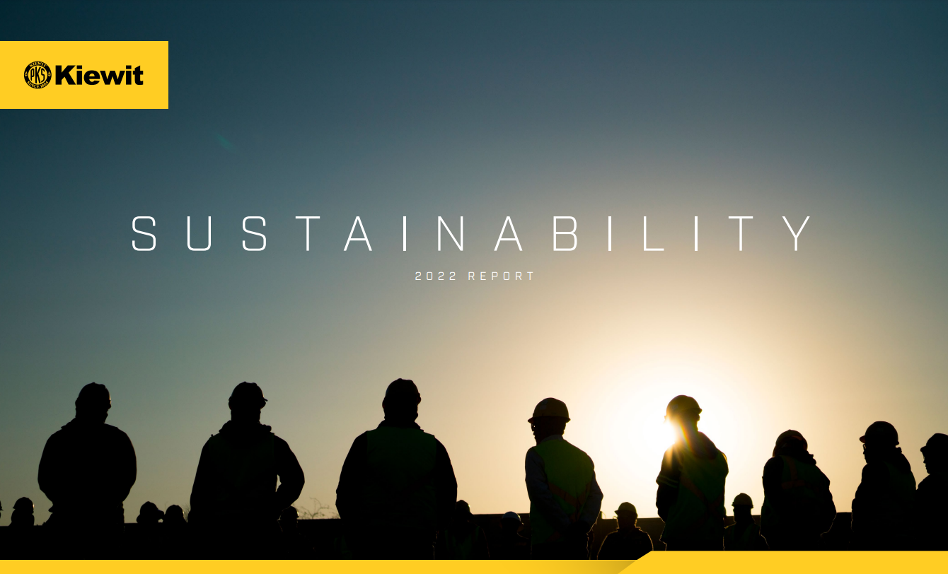 Kiewit 2022 Sustainability Report