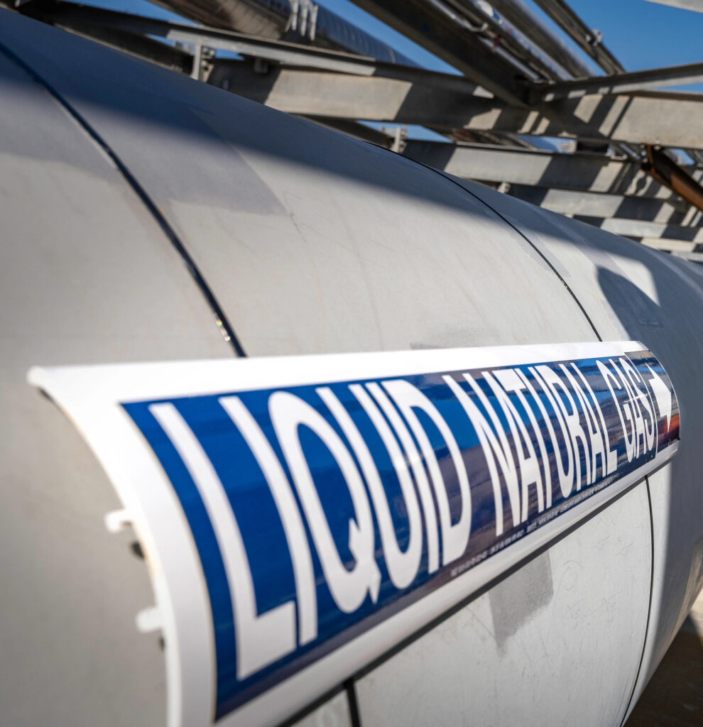 One of the primary goals was to restore the pipeline between the facility and its LNG storage tanks. Liquefication significantly reduces the volume of the gas but involves highly specialized equipment to do so.