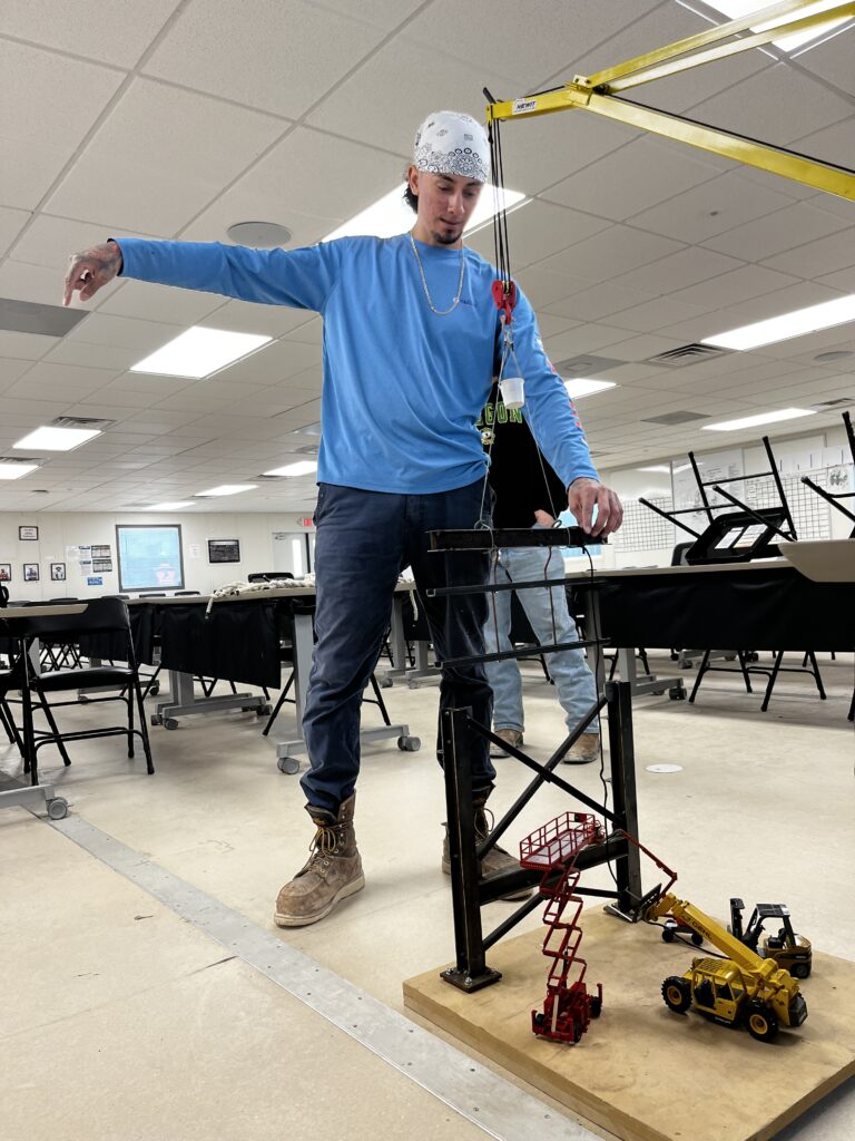 ronworker apprentices in the Advanced Journeyman Development Program (AJDP) receive hands-on technical training on site at OCAPS, allowing them to balance career and personal schedules while preparing for the work they’ll soon support.